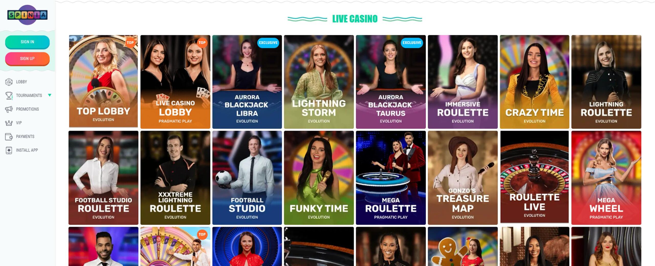 Spinia Casino Spinia Casino